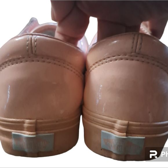 Vans Old School Patten Leather Low Sneakers in Pastele Pink - Picture 6 of 10